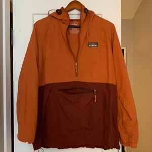LL BEAN classic anorak colorblock
